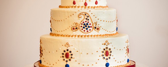 Mehndi Wedding Cake