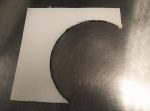 Cardboard circle template